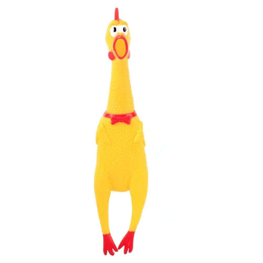 POPLAY Rubber Chicken /Squeeze Chicken, Prank Novelty Toy