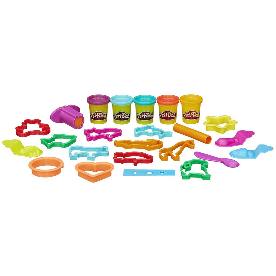 Play-Doh Fun Tub Playset, Great First Play-Doh Toy for Kids 3 Years and Up with Storage, 18 Tools, 5 Non-Toxic Colors