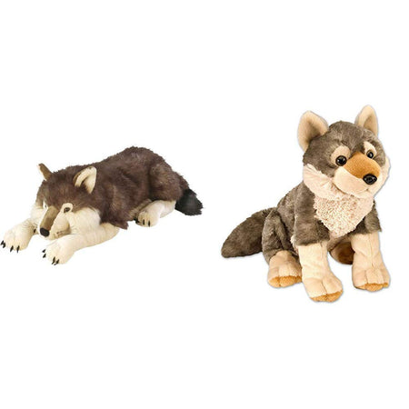 Wild Republic Jumbo Wolf Plush, Giant Stuffed Animal, Plush Toy, Gifts for Kids, 30 Inches