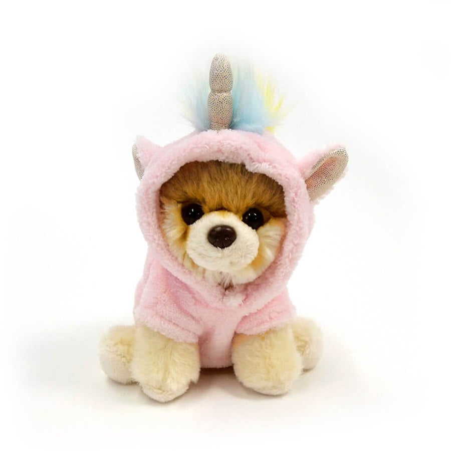 GUND World’s Cutest Dog Boo Itty Bitty Boo Unicorn Stuffed Animal Plush, 5"