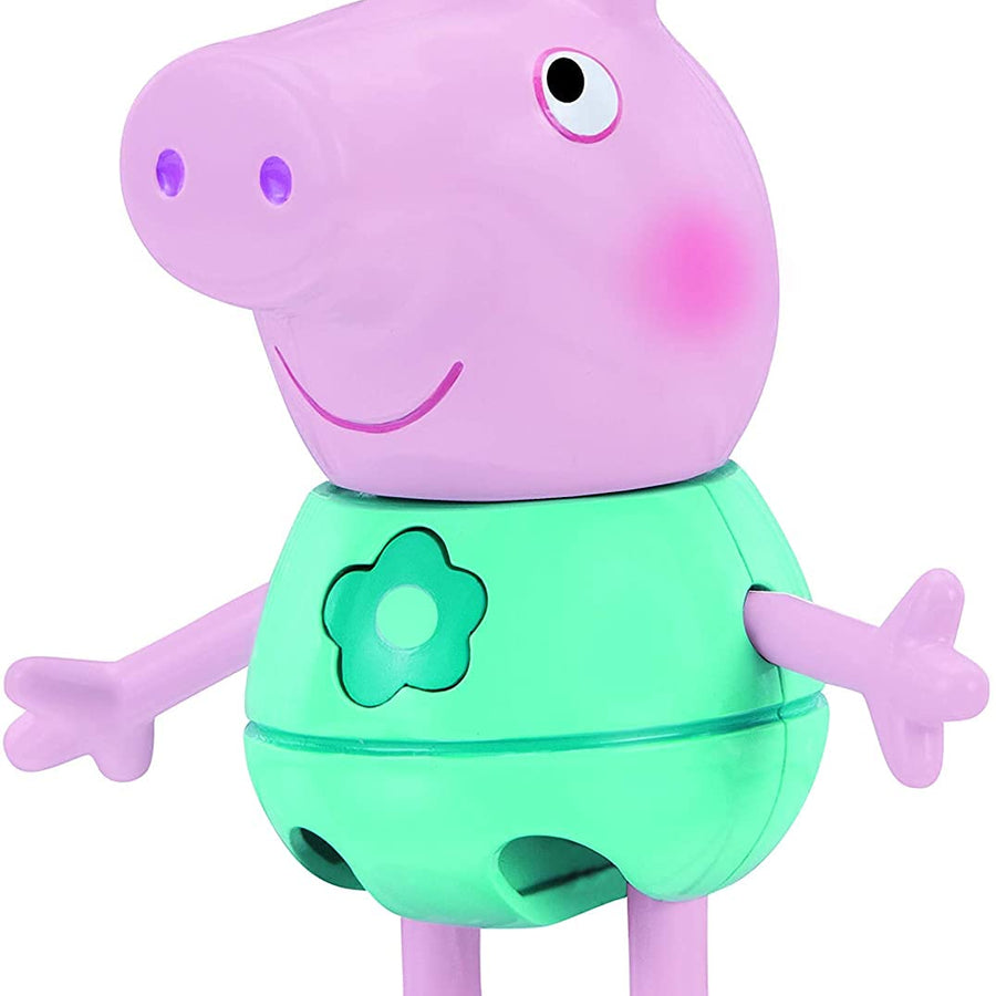 Peppa Pig Dress & Talk Figure Set, 12 Pieces - Includes Large Talking Peppa Figure with 4 Outfits & Accessories - Toy Gift for Kids - Ages 3+