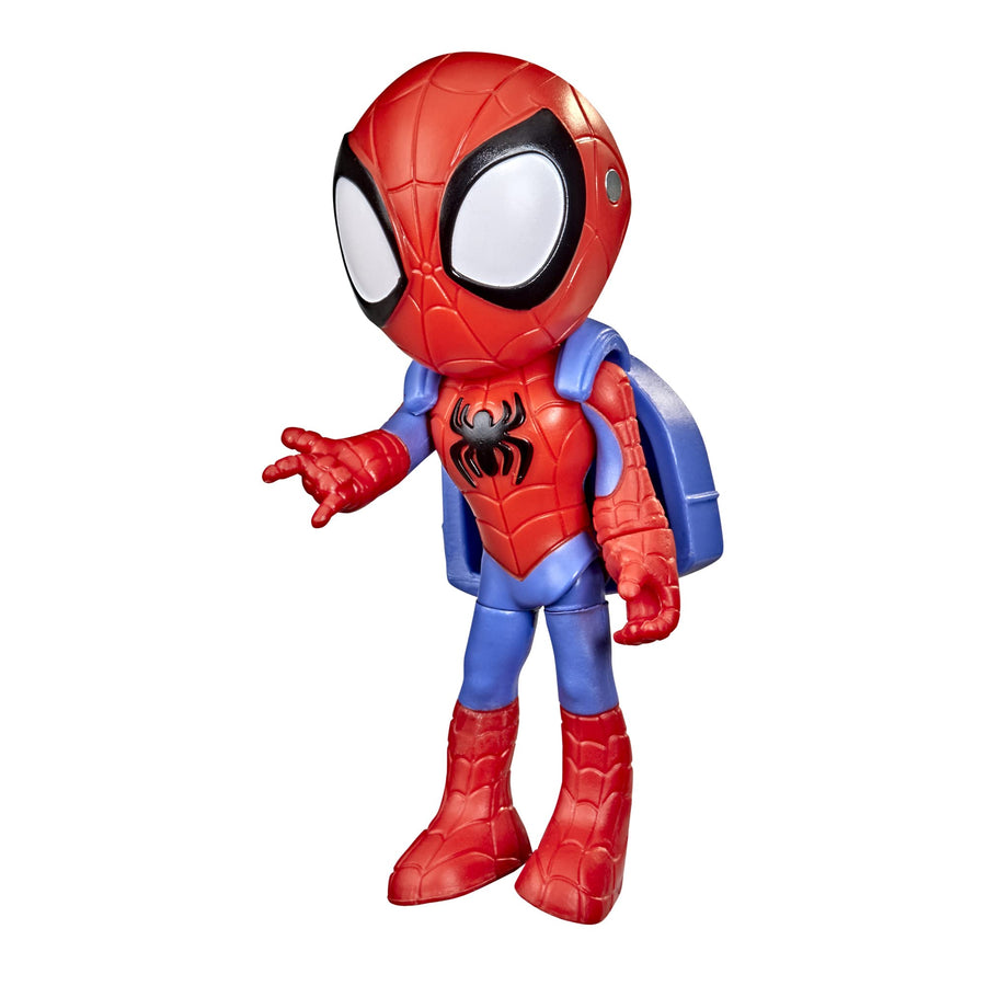 Marvel Spidey and His Amazing Friends Hero Reveal 2-Pack, 4-Inch Scale-Action Figures,-Mask Flip Feature, Spidey and Trace-E, 3 and Up
