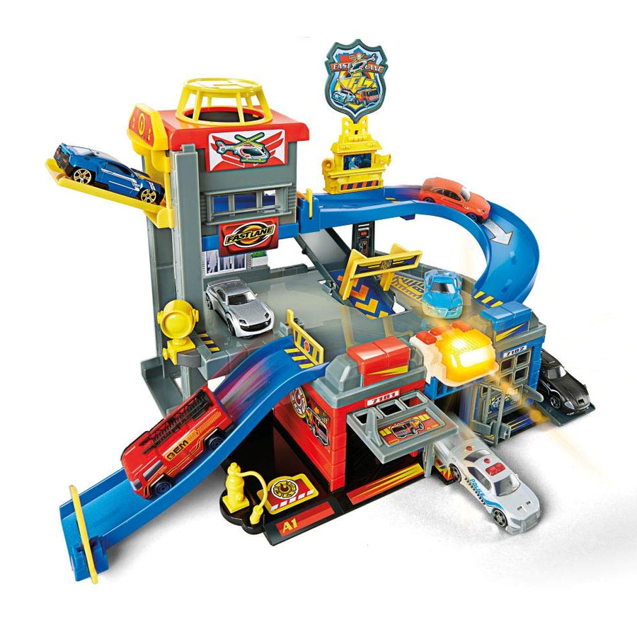 Fast Lane Rescue Station Playset