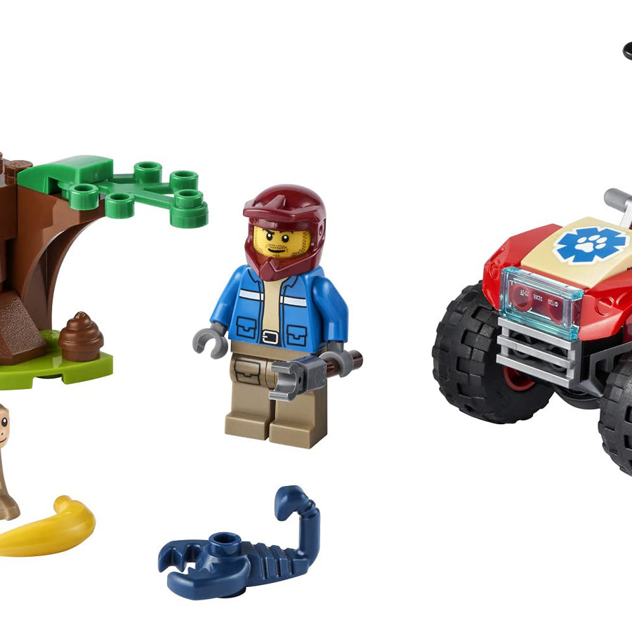 LEGO City Wildlife Rescue ATV 60300 Building Kit; Fun Wildlife Playset; Top Toy for Kids; New 2021 (74 Pieces)