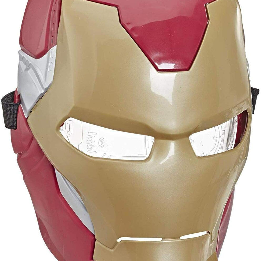 Avengers Marvel Iron Man Flip FX Mask with Flip-Activated Light Effects for Costume and Role-Play Dress Up Brown/a