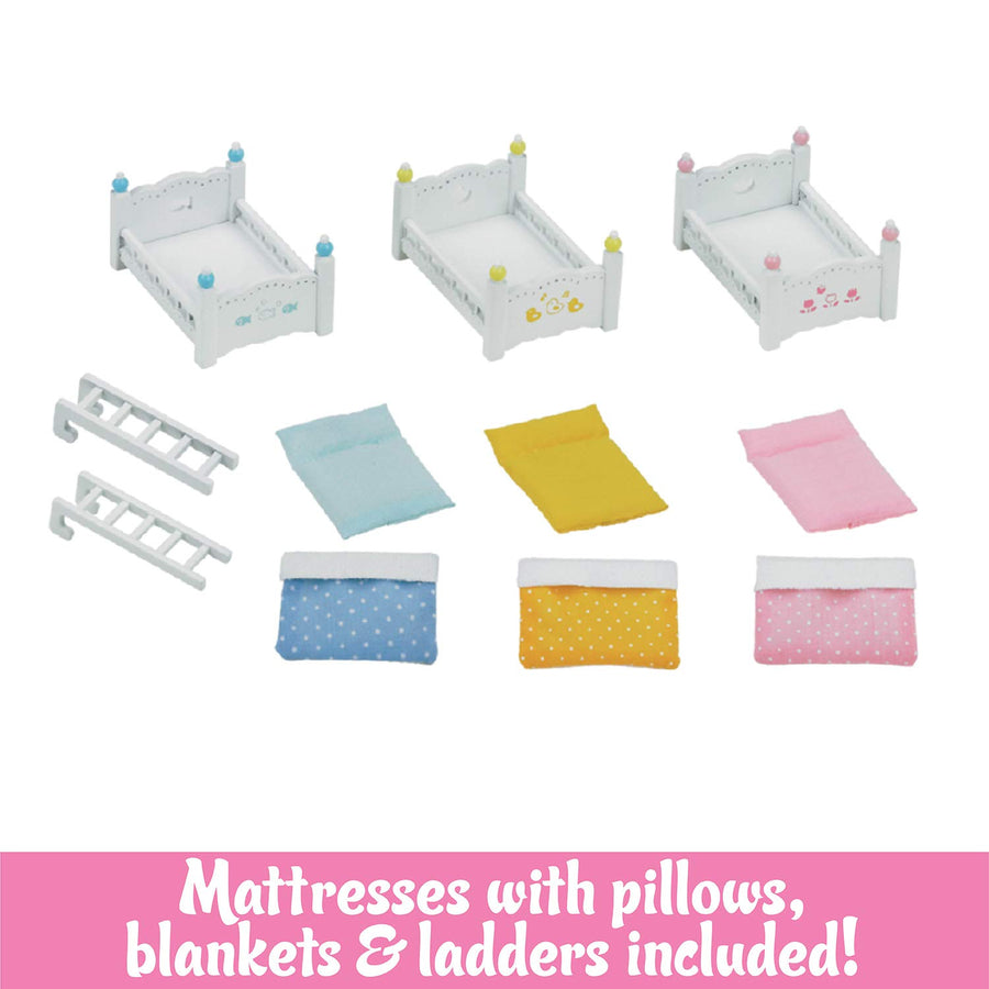 Calico Critters Triple Baby Bunk Beds