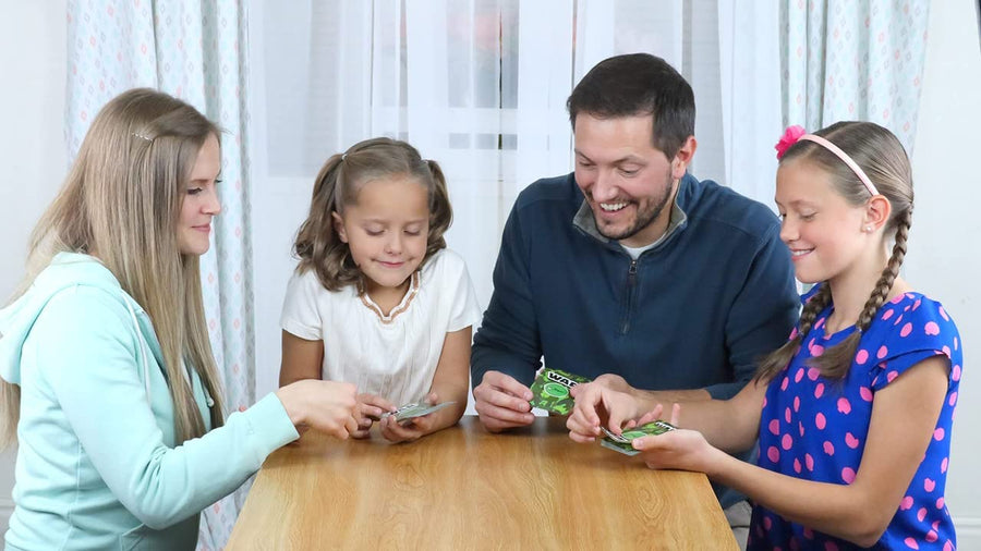 Classic Card Games - Games Included May Vary - Includes Old Maid, Go Fish, Slapjack, Crazy 8's, War, and (Silly Monster Memory Match or Banapples Jr) (All 6 Games)