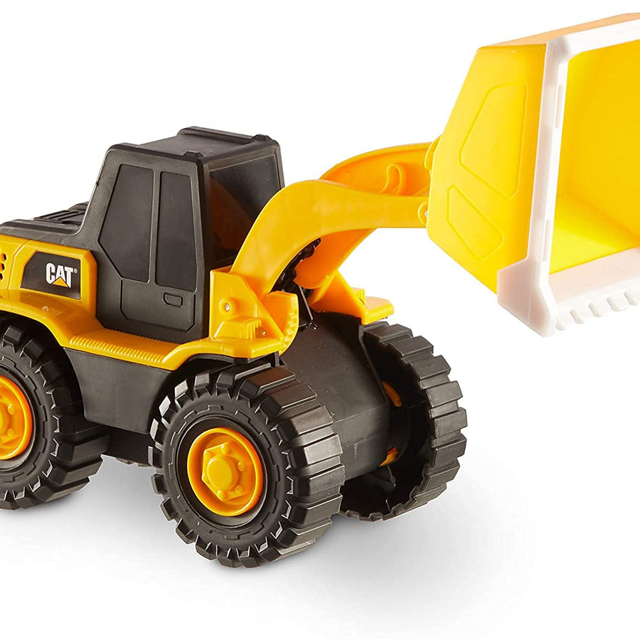 Cat Construction Tough Machines Toy Wheel Loader with Lights & Sounds, Yellow