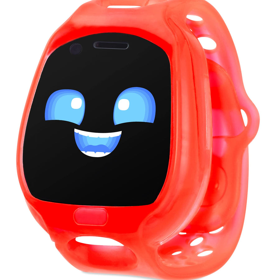 Little Tikes Tobi 2 Robot Red Smartwatch with Head-to-Head Gaming, Advanced Graphics, Motion-Activated Selfie Camera, Fun Expressions, Games, Pedometer, Splashproof, Wireless Connectivity, Video | 6+