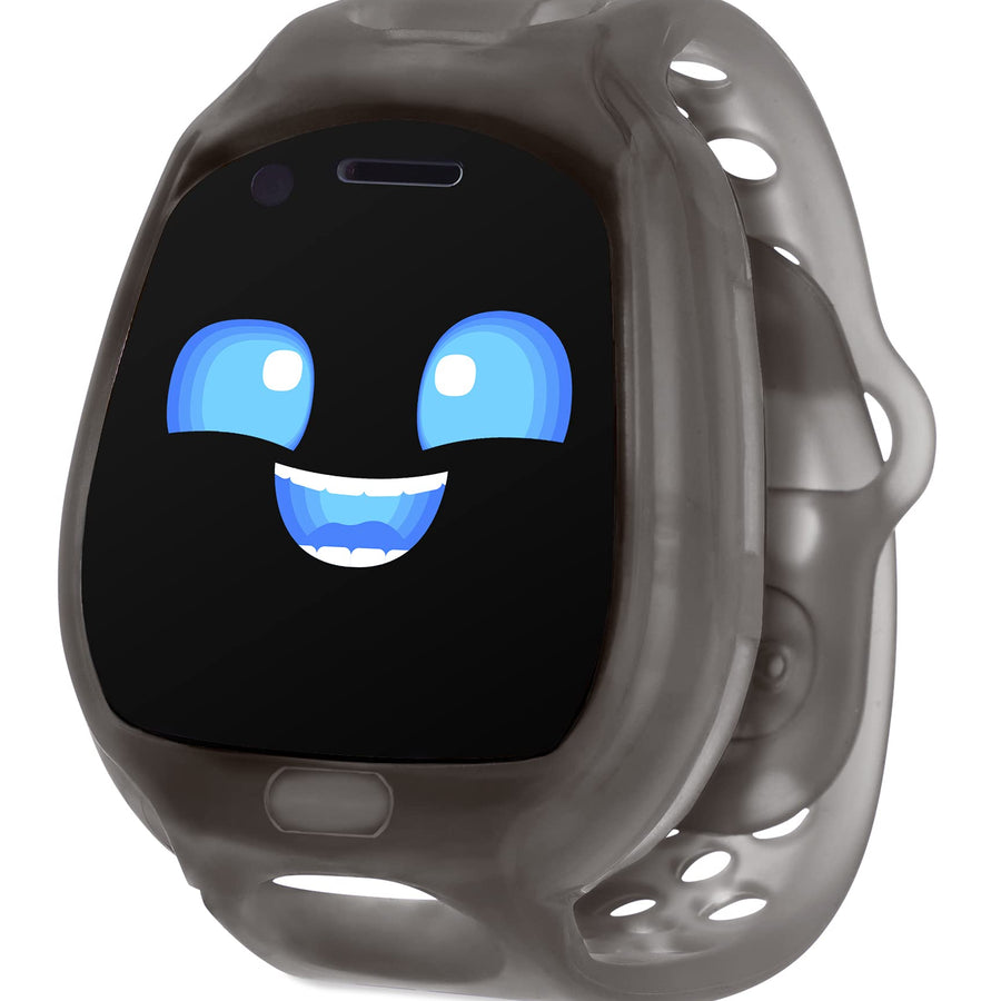 Little Tikes Tobi 2 Robot Smartwatch Amazon Exclusive, Gaming, Advanced Graphics, Motion-Activated Selfie Camera, Fun Expressions, Games, Pedometer, Splashproof, Wireless Connectivity, Video, Black 6+