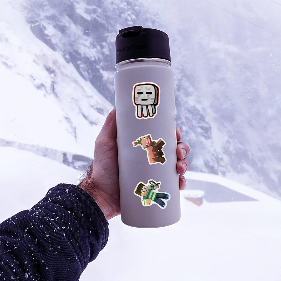 Minecraft Stickers Decals 50 Pack Video Game Theme Funny Stickers for Minecraft Lovers Best Gift