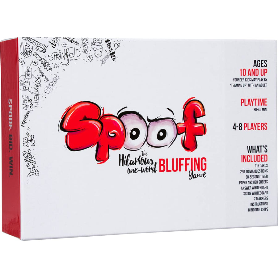 Spoof - The New Popular Hilarious Family Party Bluffing Board Game | for Adults & Teens, Kids Ages 8-12 and Up | Fun Games for Game Night | Great Gift Idea