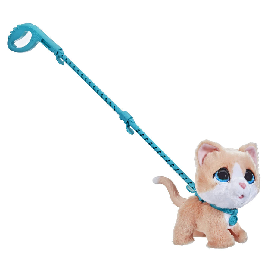 FurReal Walkalots Big Wags Interactive Kitty Toy, Fun Pet Sounds and Bouncy Walk, Ages 4 and up (F1998)