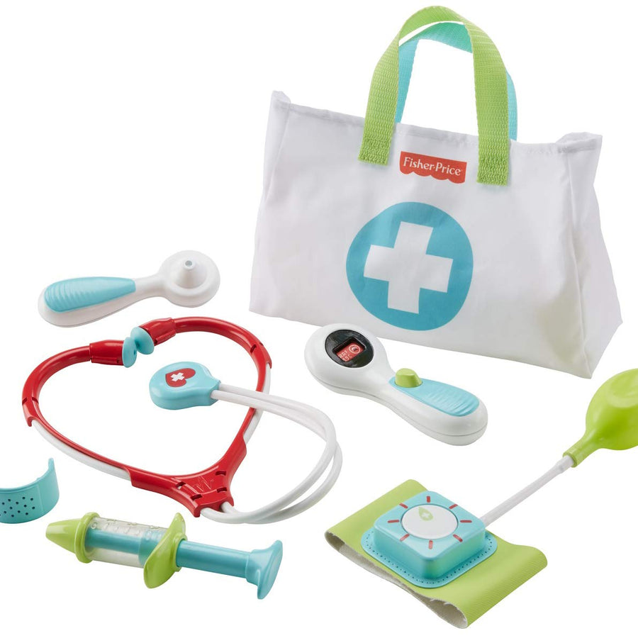 Fisher-Price Medical Kit, 7-Piece Pretend Play Set
