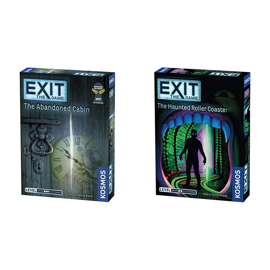 Exit: The Abandoned Cabin | Exit: The Game - A Kosmos Game | Kennerspiel Des Jahres Winner | Family-Friendly, Card-Based at-Home Escape Room Experience for 1 to 4 Players, Ages 12+