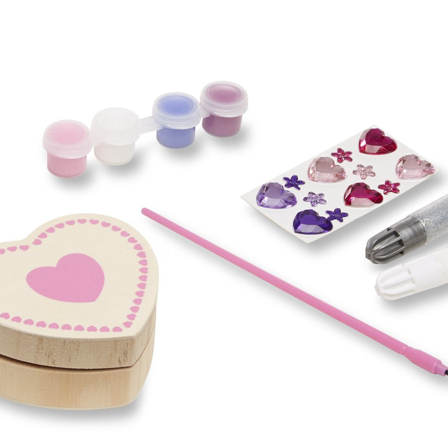 Melissa & Doug Created by Me! Heart Box Wooden Craft Kit