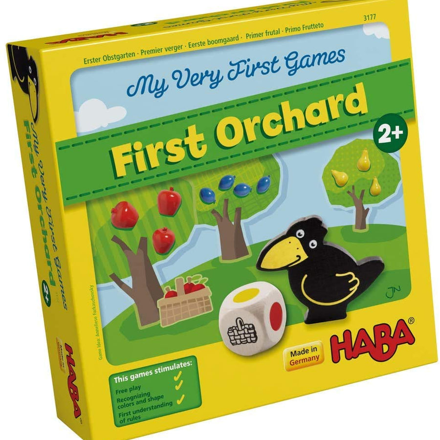 HABA My Very First Games - First Orchard Cooperative Board Game for 2 Year Olds (Made in Germany)