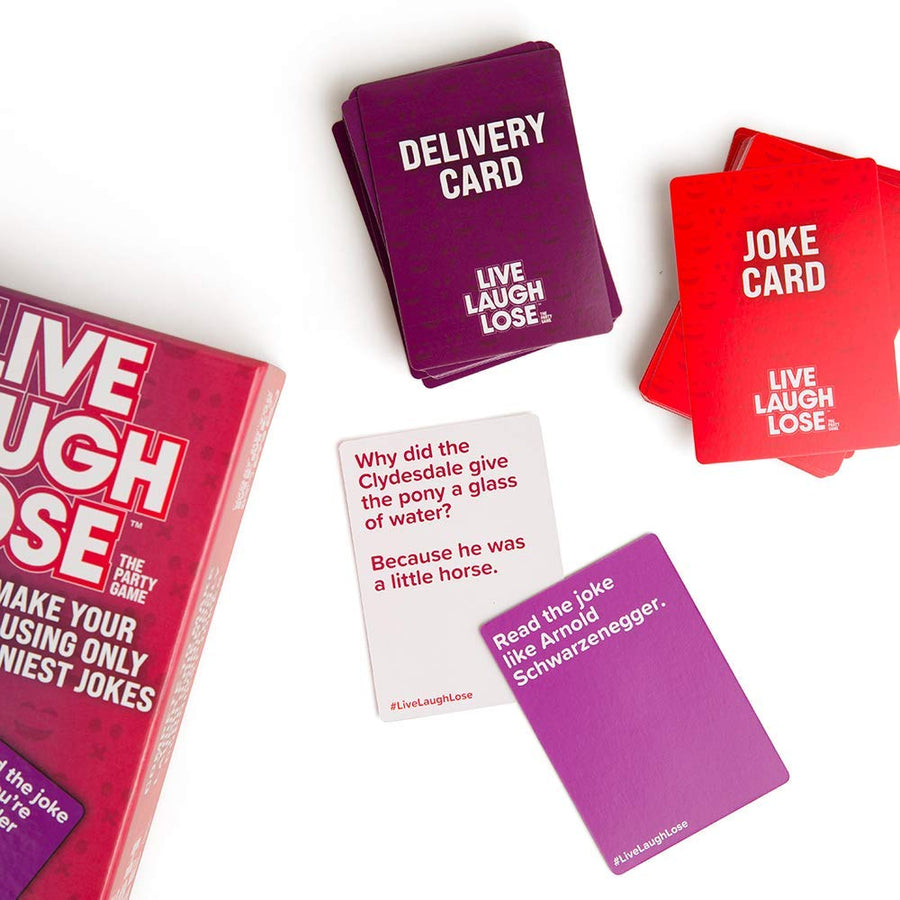 Live Laugh Lose - The Party Game Where You Compete to Make Corny Jokes Funny - by What Do You Meme?