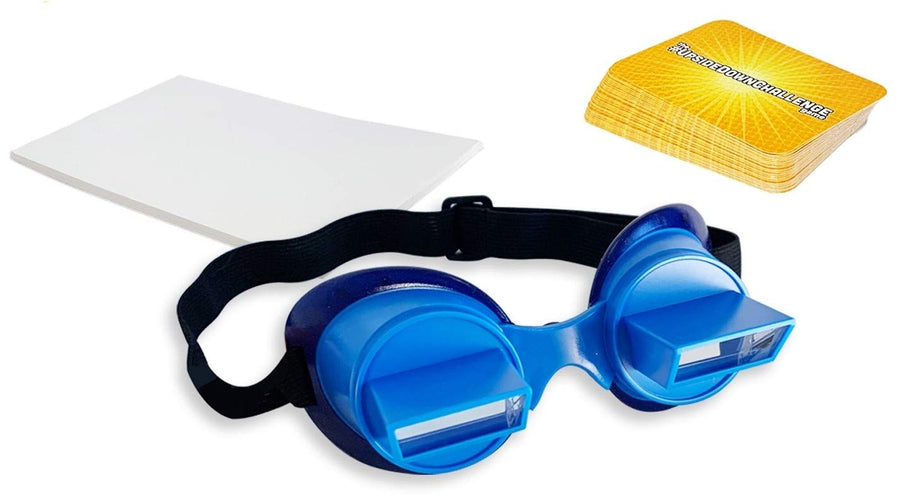 The UpsideDownChallenge Game for Kids & Family - Complete Fun Challenges with Upside Down Goggles - Hilarious Game for Game Night and Parties - Ages 8+