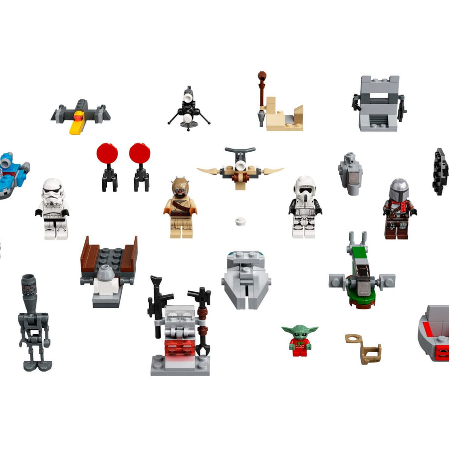 LEGO 75307 Star Wars Advent Calendar 2021,Collectible Toys from The Mandalorian(335 Pieces)