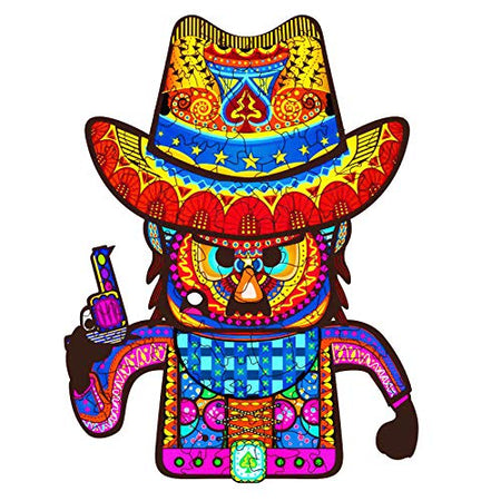 Wooden Puzzles for Adults Unique Shaped Jigsaw Puzzles for Adults The Best Gift for Adults 11.8×8.9 inches (Medium)