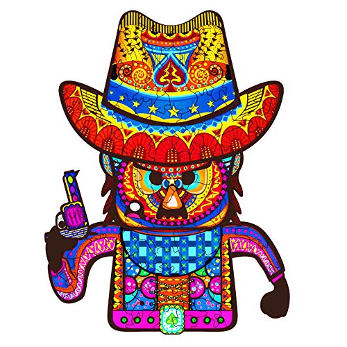 Wooden Puzzles for Adults Unique Shaped Jigsaw Puzzles for Adults The Best Gift for Adults 11.8×8.9 inches (Medium)