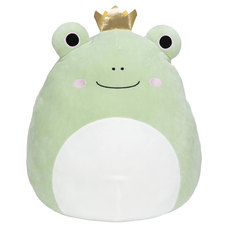 Squishmallow 16-Inch Frog Prince - Add Baratelli to Your Squad, Ultrasoft Stuffed Animal Large Plush Toy, Official Kellytoy Plush