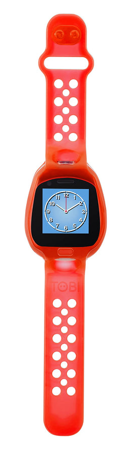 Little Tikes Tobi 2 Robot Red Smartwatch with Head-to-Head Gaming, Advanced Graphics, Motion-Activated Selfie Camera, Fun Expressions, Games, Pedometer, Splashproof, Wireless Connectivity, Video | 6+