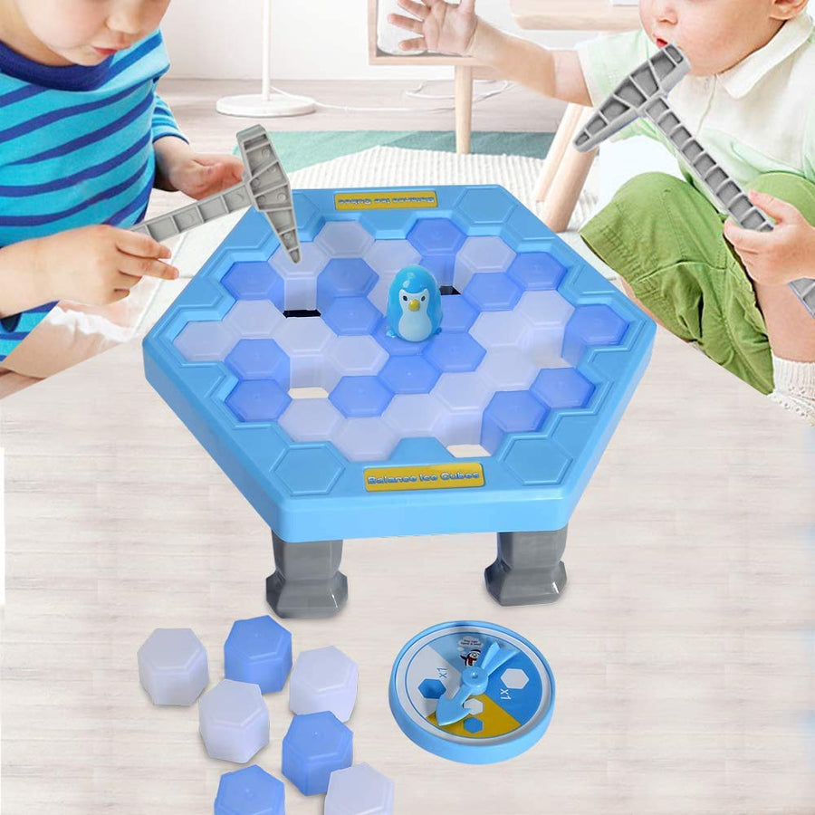 SS Save Penguin On Ice Game, Penguin Trap Break ice Activate Family Party Ice Breaking Kids Puzzle Table Knock Block