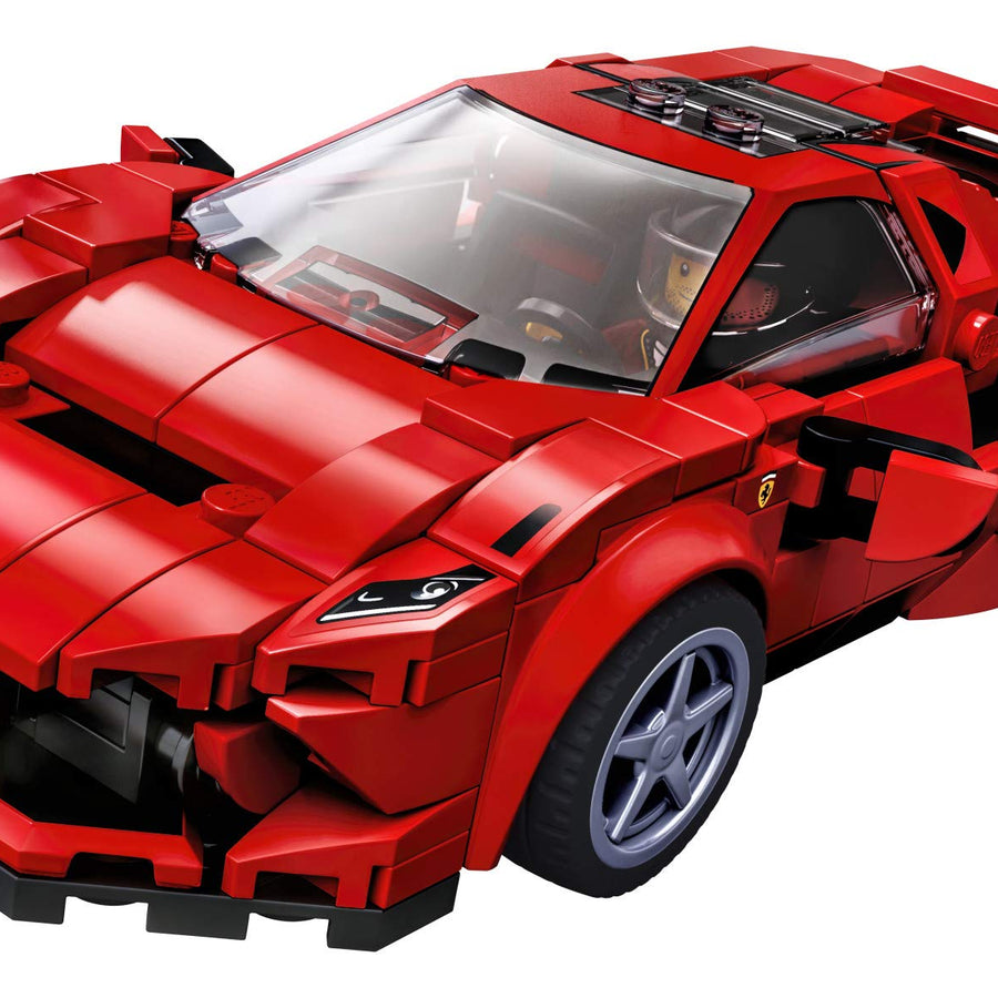 LEGO Speed Champions 76895 Ferrari F8 Tributo Toy Cars for Kids, Building Kit Featuring Minifigure (275 Pieces)