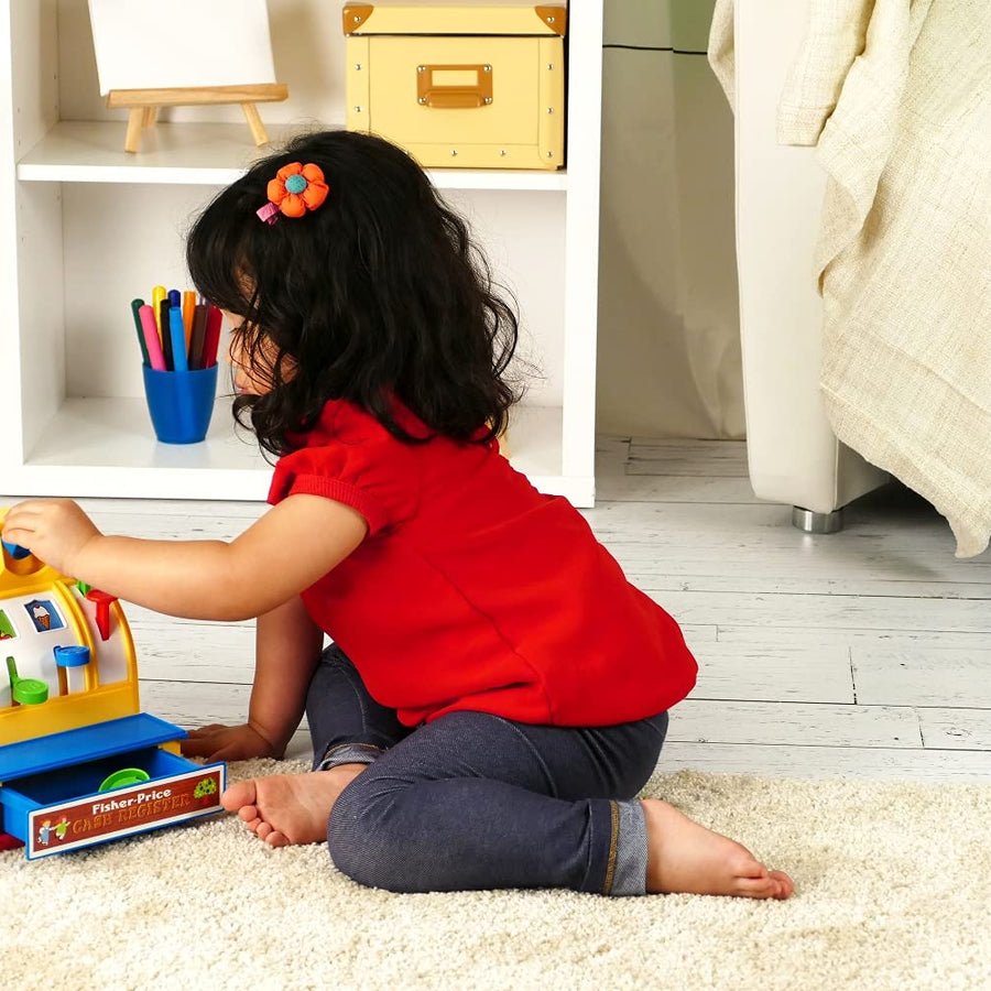 Basic Fun Fisher-Price Classic Toys - Retro Cash Register - Great Pre-School Gift for Girls and Boys, 1 ea (2073)