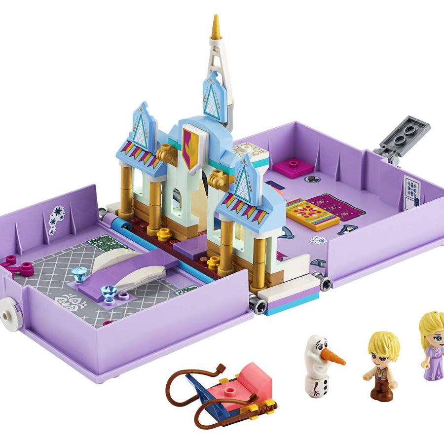 LEGO Disney Anna and Elsa’s Storybook Adventures 43175 Creative Building Kit for Fans of Disney’s Frozen 2 (133 Pieces)