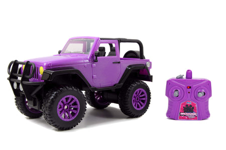 Jada Toys GIRLMAZING Big Foot Jeep R/C Vehicle (1:16 Scale), Purple