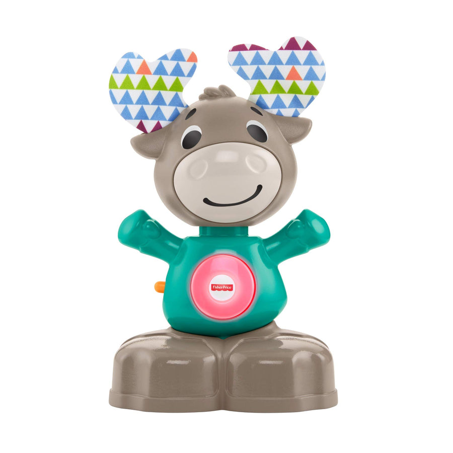 Fisher-Price Linkimals Musical Moose - Interactive Educational Toy with Music and Lights for Baby Ages 9 Months & Up