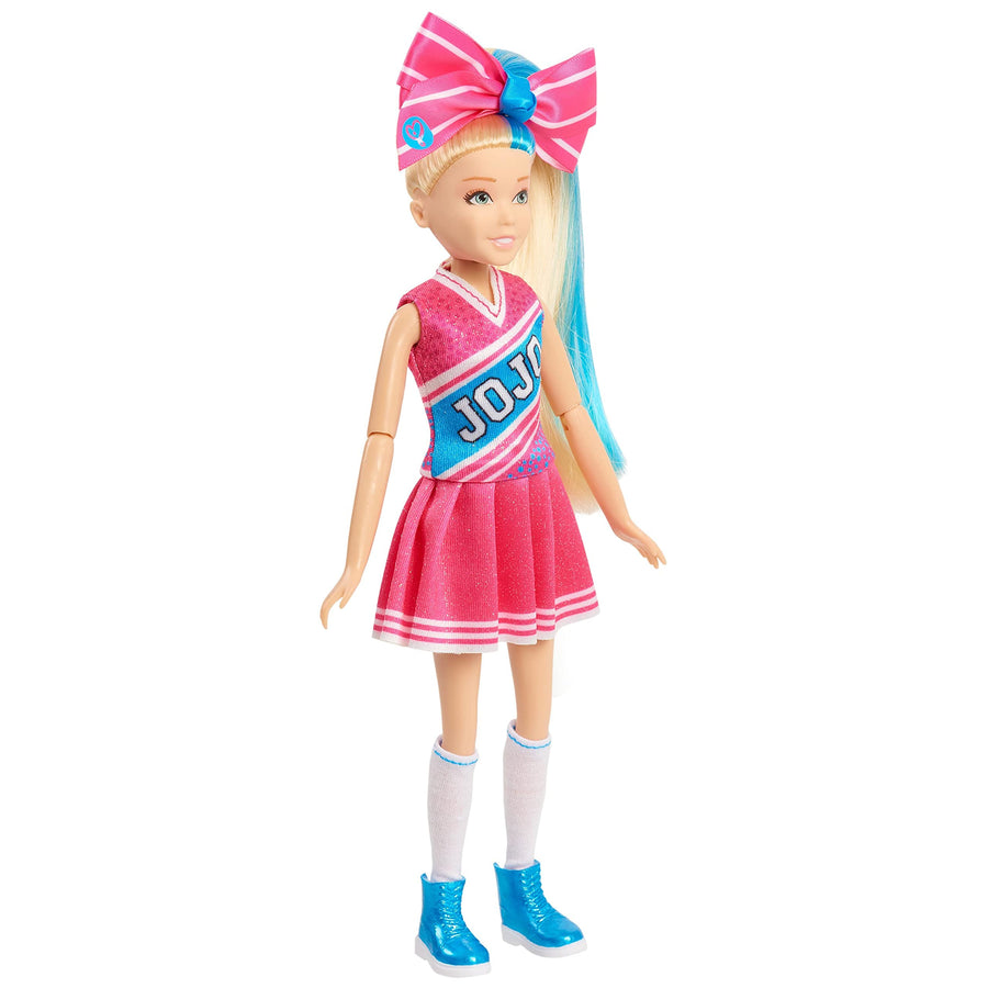 JoJo Siwa 10 Inch Singing Doll, Sings High Top Shoes, Pink Cheerleading Outfit and Accessories, by Just Play