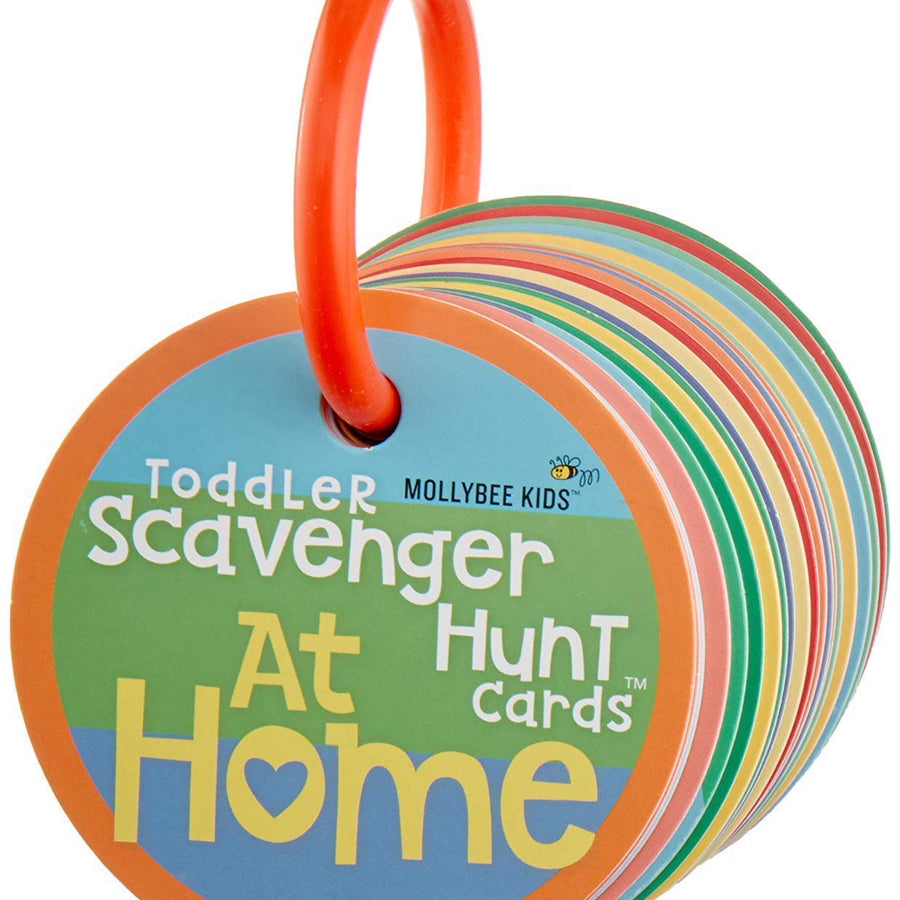 Mollybee Kids Toddler Scavenger Hunt Cooperative Card Game at Home
