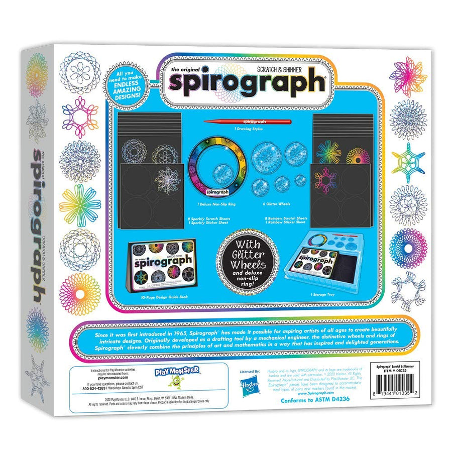 Spirograph Scratch & Shimmer