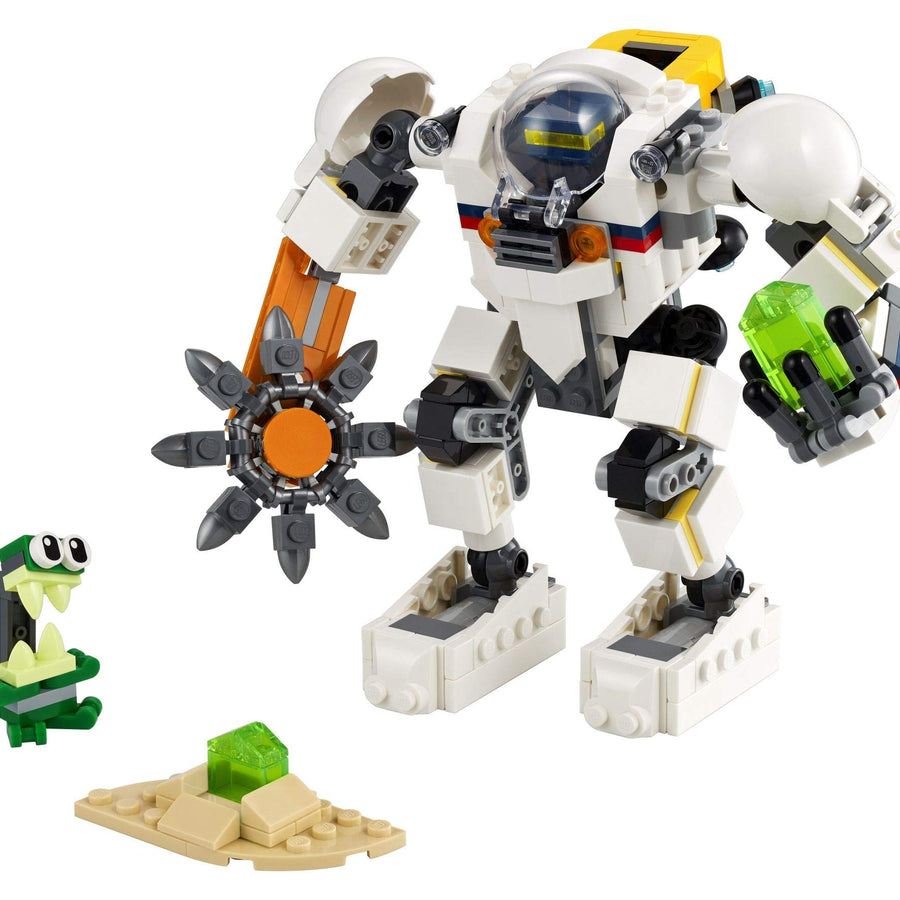 LEGO Creator 3in1 Space Mining Mech 31115 Building Kit Featuring a Mech Toy, Robot Toy and Alien Figure; Makes The Best Toy for Kids Who Love Creative Fun, New 2021 (327 Pieces)
