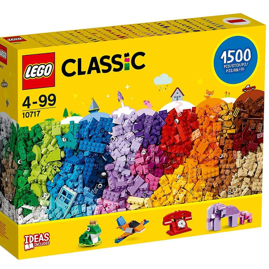 LEGO Classic 10717 Bricks Bricks Bricks 1500 Piece Set - Encourages Creativity in all Ages - Ideal for Creators of all Ages - Brick Separator Included
