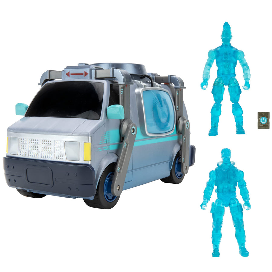 Fortnite Feature Deluxe Reboot Van Vehicle, Electronic Vehicle with Two 4-inch Articulated Reboot Drift (Stage 1) and Reboot Recruit Jonesy Figures, and Accessory - Amazon Exclusive