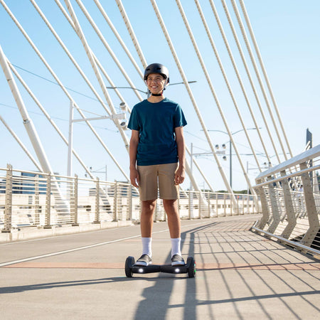 Jetson Spin All Terrain Hoverboard with LED Lights | Anti Slip Grip Pads | Self Balancing Hoverboard with Active Balance Technology | Range of Up to 7 Miles, Ages 13+