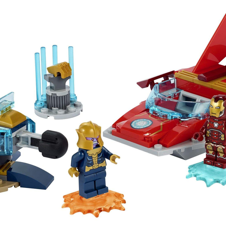 LEGO Marvel Avengers Iron Man vs. Thanos 76170 Cool, Collectible Superhero Building Toy for Kids Featuring Marvel Avengers Iron Man and Thanos Minifigures, New 2021 (103 Pieces)