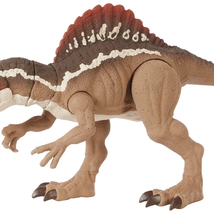 Jurassic World Extreme Chompin' Spinosaurus Dinosaur Action Figure, Huge Bite, Authentic Decoration, Movable Joints, Ages 4 Years Old & Up