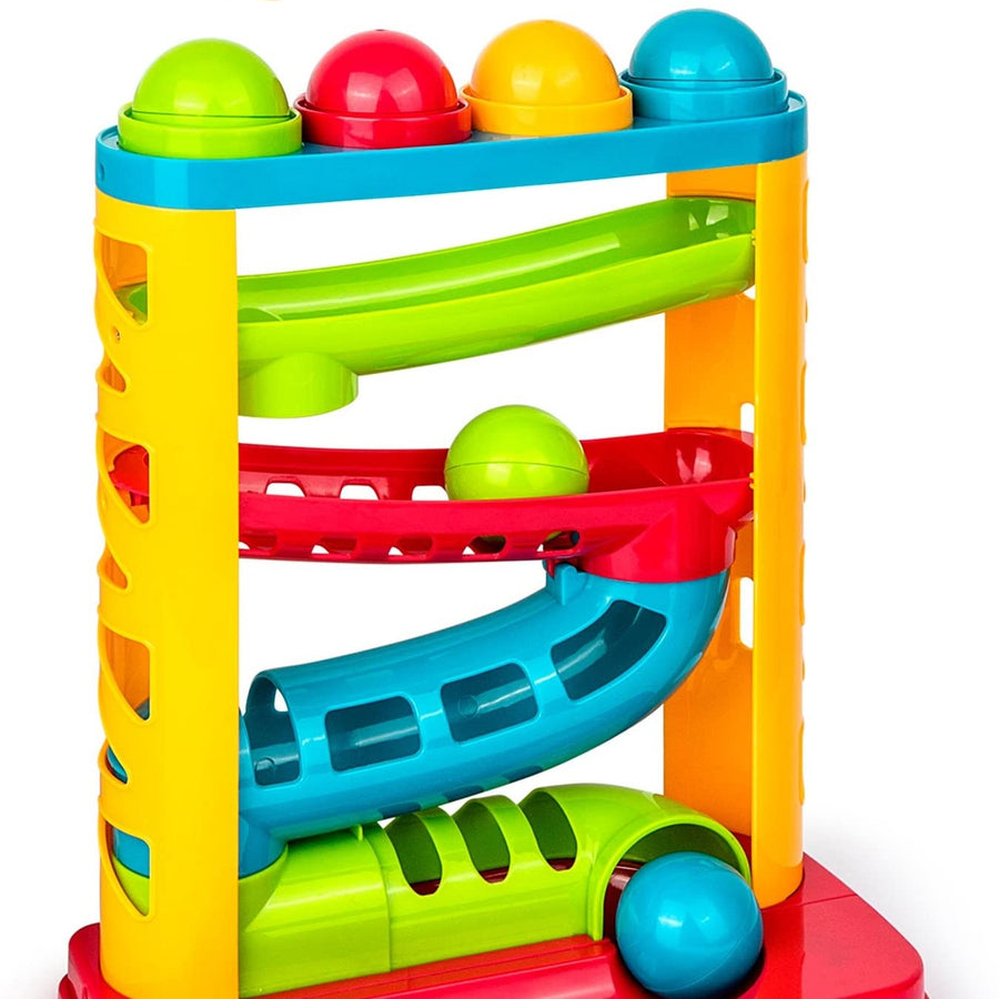 Award Winning Durable Pound A Ball, Stacking, Learning, Active, Early Developmental Montessori Toy, Fun Gift for Toddler & Kids - STEM Developmental Educational Toys - Great Birthday Gift