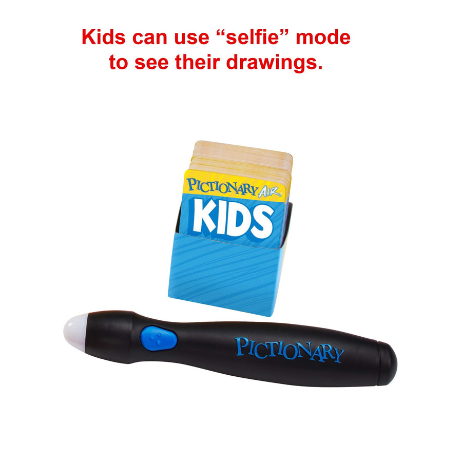 Mattel Pictionary Air Kids vs Grown-Ups Family Drawing Game, Links to Smart Devices, Gift for Kid, Family & Adult Game Night, Ages 6 Years & Older