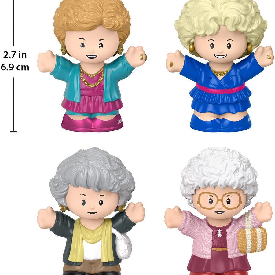 Fisher-Price Little People Collector The Golden Girls, Special Edition Figure Set Featuring 4 Lead Characters from The Classic TV Show