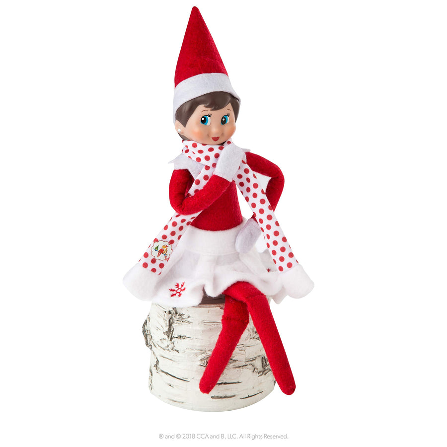Exclusive 2017 The Elf on the Shelf Claus Couture Collection Snowflake Skirt & Scarf