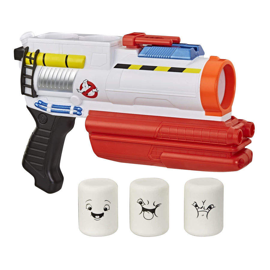 Hasbro Ghostbusters Mini-Puft Popper Blaster Action Ghostbusters: Afterlife Roleplay Toy with 3 Foam Puft Popper Projectiles for Kids Ages 8 and Up