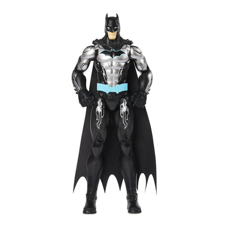 DC Comics Batman 12-inch Bat-Tech Action Figure (Black/Blue Suit), Kids Toys for Boys Aged 3 and up