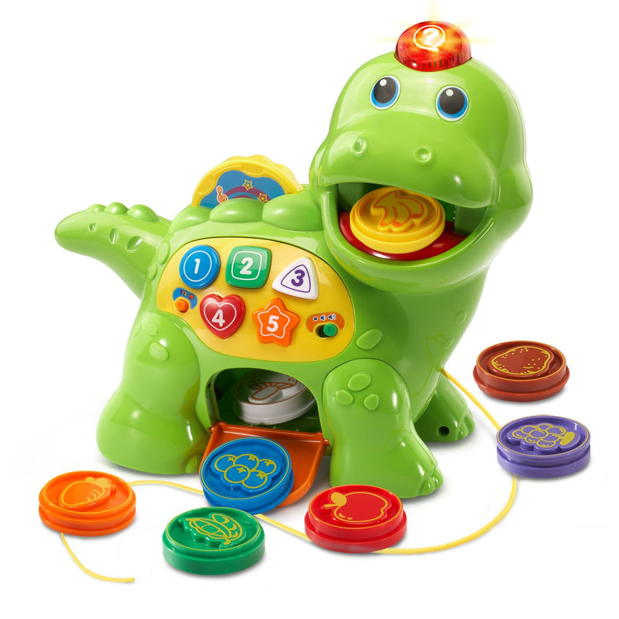 VTech Chomp and Count Dino Green